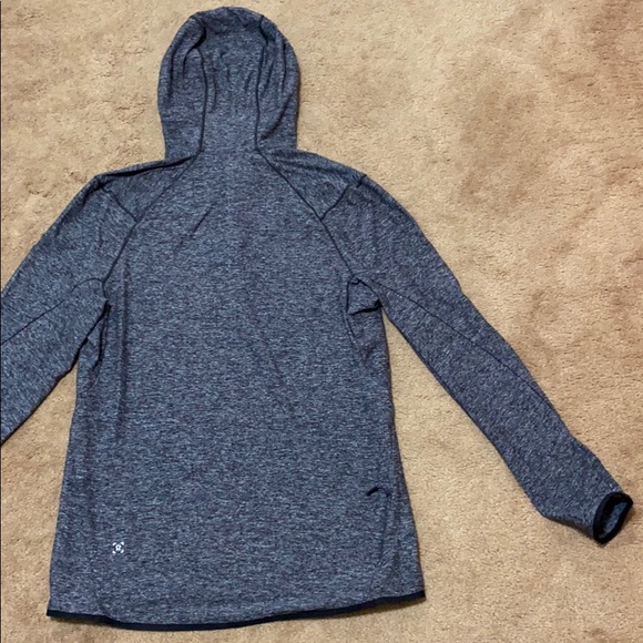 Lululemon Heathered Black Surge Warm 1/2 Zip Hoodie - Picture 11 of 16